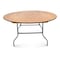 Atlas Commercial Products Titan Series 60 Round Wood Folding Table WFT5-60R - alternate 3